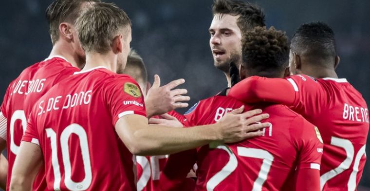 Ongeïnspireerd PSV wint dankzij De Jong zeer moeizaam van hekkensluiter