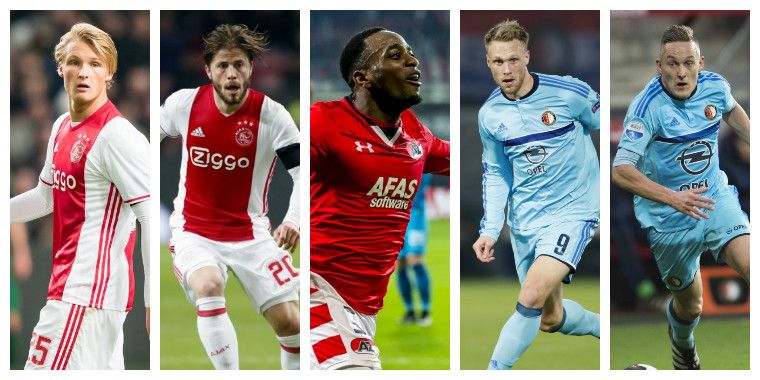 VoetbalPrimeur Elftal van de Eerste Seizoenshelft: tien spelers Feyenoord en Ajax