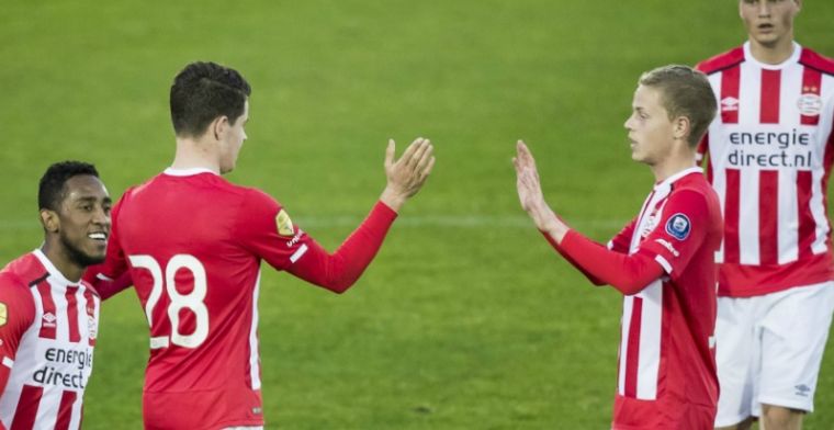 PSV sluit trainingskamp af met zege op Duitsers: Van Ginkel laat zich zien