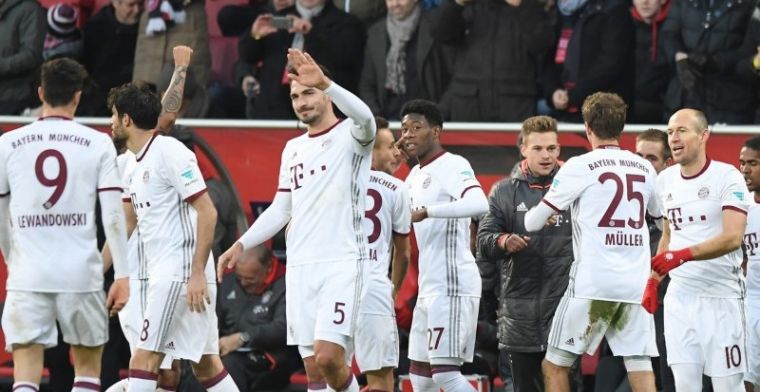 Bayern en scorende Robben winnen in blessuretijd; blamage Leipzig en Dortmund
