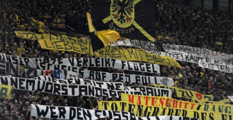 Zware straf voor Dortmund: 100.000 euro en volledige Gelbe Wand gesloten
