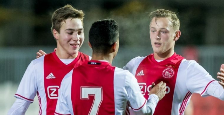 Jong Ajax wint periodetitel, doelpuntenfestijn in Almere, Cambuur verrast