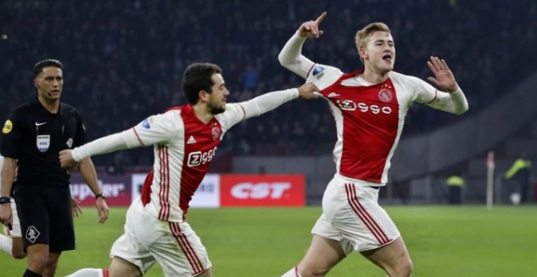 Ajax pakt drie punten door trefzekere verdedigers en blijft in spoor Feyenoord