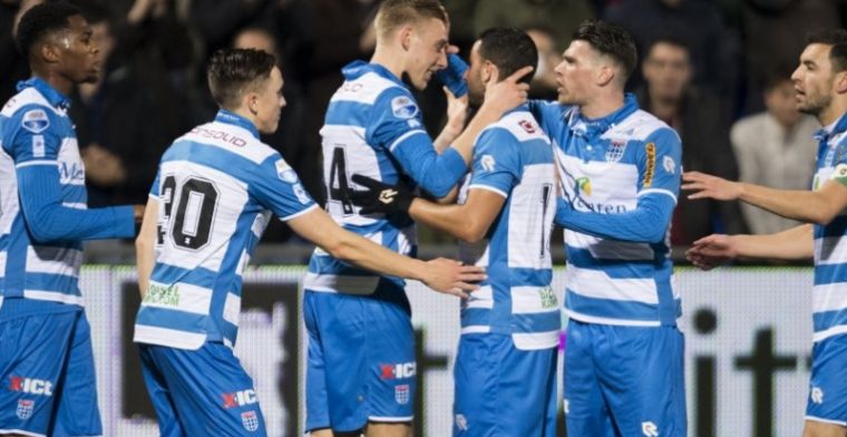 PEC Zwolle bezorgt Vitesse flinke kater na succesvolle bekerweek