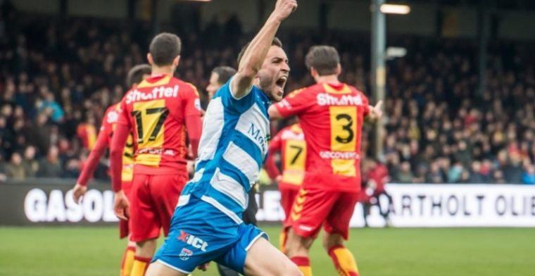 PEC Zwolle-doelpuntenmaker dolblij: Mijn teamgenoten lachen mij wel eens uit
