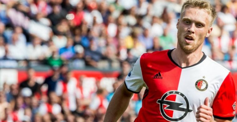 Feyenoord-schutter Jörgensen loopt blessure op: Het gaat niet om Ajax-uit
