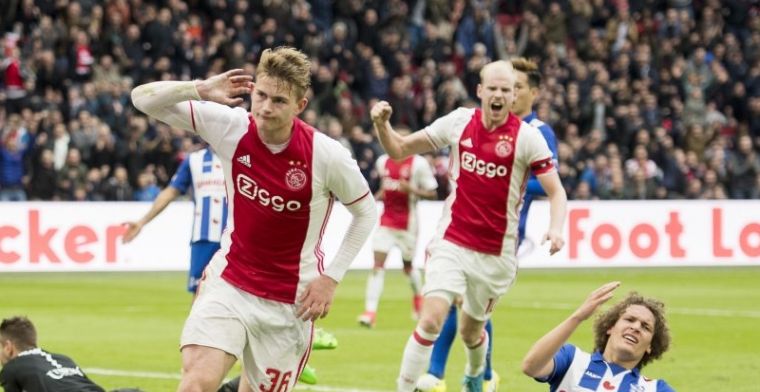 Ajax herpakt zich na stroeve start, maakt er vijf en zit Feyenoord op de hielen
