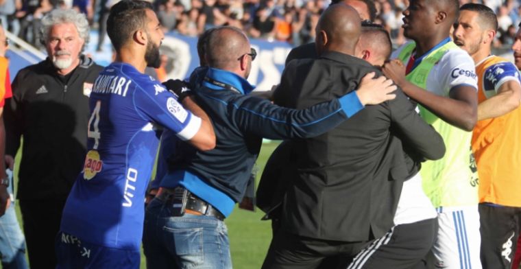 Furieuze Lyon-voorzitter doet aangifte: Zelfs stewards vielen onze spelers aan