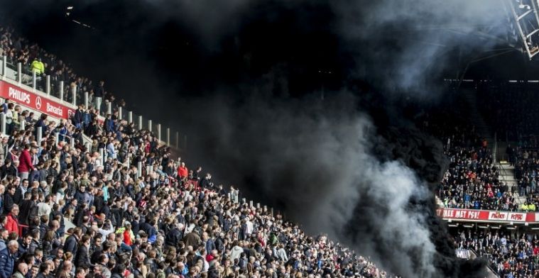 Grote paniek tijdens PSV-Ajax: 'Kinderen begonnen te huilen en te rennen'