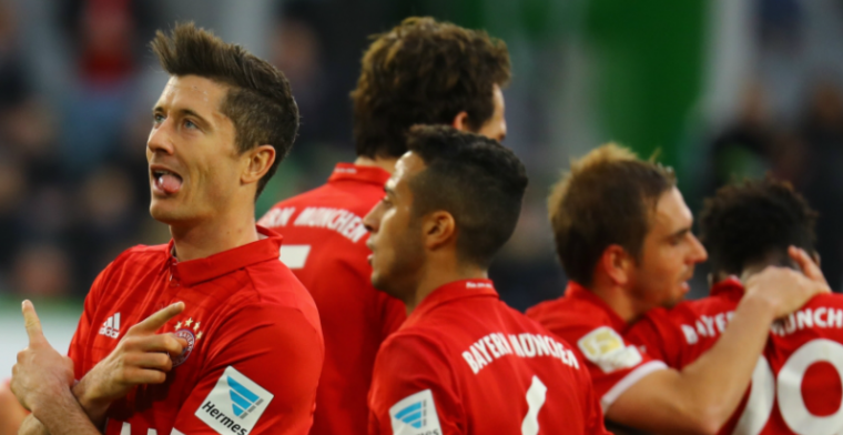 Bayern pakt 27e landstitel na slachtpartij tegen VfL Wolfsburg