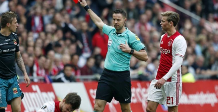 Ritzmaier bewijst zichzelf slechte dienst met rood tegen Ajax: schorsing gaat mee