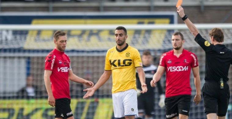 KNVB schorst Roda-middenvelder: “Vond het totaal geen rode kaart”