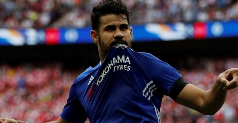 Chelsea wil van topscorer Costa af: 'Heb een berichtje gehad van Conte'