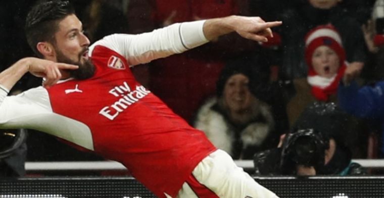 'Arsenal verkoopt ontevreden Giroud mogelijk aan Londense buurman'