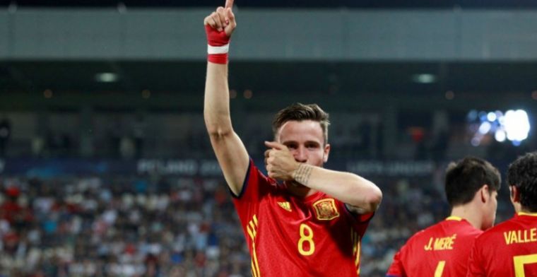 Ontketende Saúl gidst topfavoriet Spanje naar finale tegen Duitsland