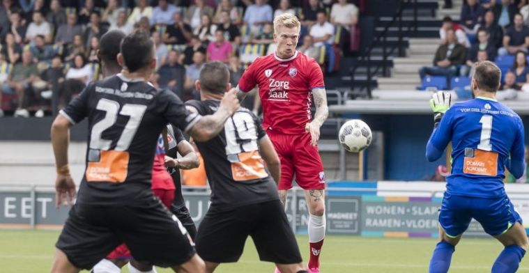 Ongelukkige Utrecht-spits: 'Ik baal dat ik niet scoorde, mis nog die tien procent'
