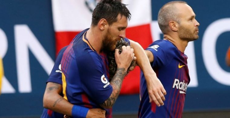 Barcelona scoort vijf keer in emotionele wedstrijd tegen Chapecoense