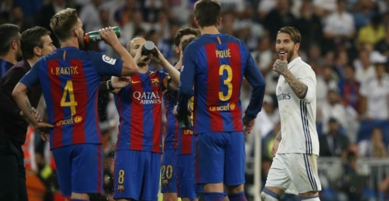 Ramos krijgt 23ste rode kaart en richt zich tot Spaanse scheidsrechters
