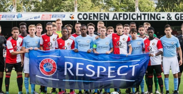 Valse start voor Feyenoord in Youth League, Real Madrid wint met 10-0