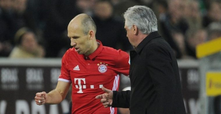 'Robben en vier andere Bayern München-vedettes keerden zich tegen Ancelotti'