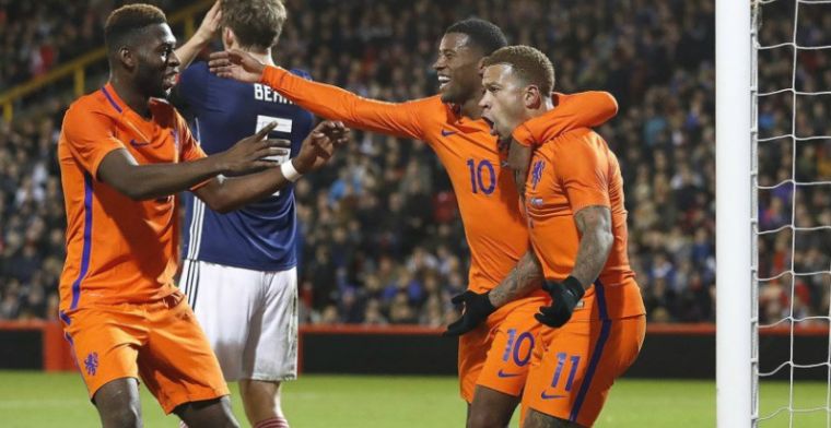 Oranje sluit ontluisterende oefeninterland af met zege: Memphis matchwinner