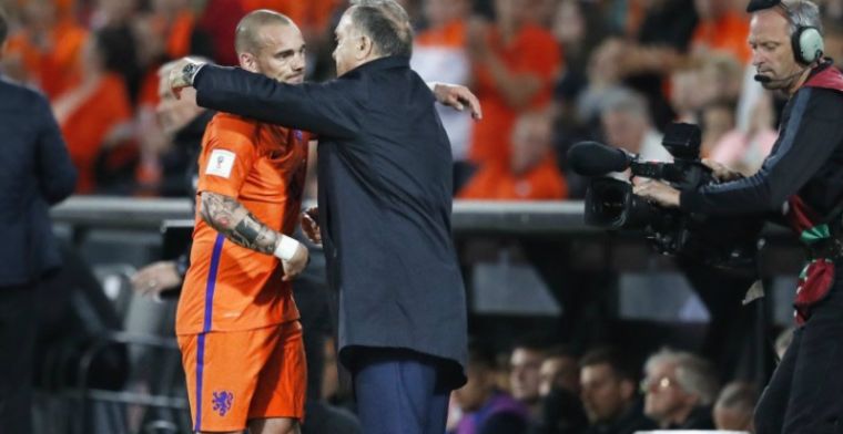 Sneijder oneens met naderend vertrek: Ik vind het jammer dat 'ie weggaat