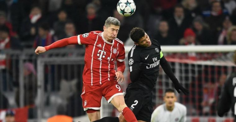 Bayern München komt twee goals tekort tegen PSG, Blind met schrik vrij