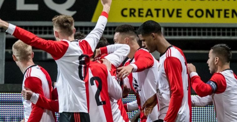 Feyenoord O19 overwintert in Europa na spektakelstuk met zeven doelpunten
