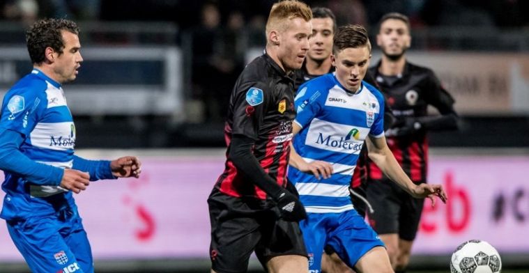 PEC Zwolle wint ook in Rotterdam en staat gelijk met Ajax