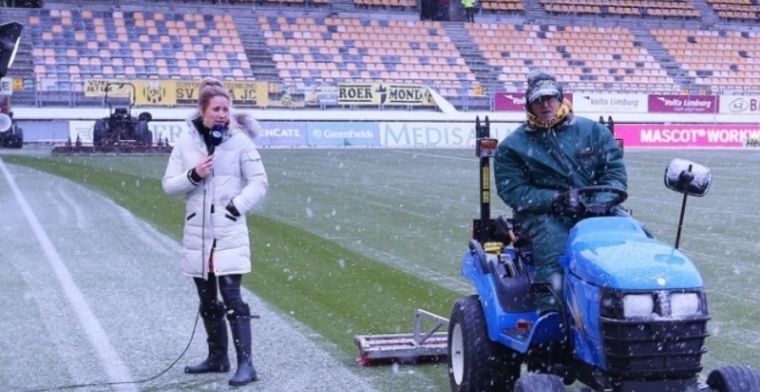 LIVE-discussie: Roda zet tractoren in tegen sneeuw, veld in Kerkrade goedgekeurd