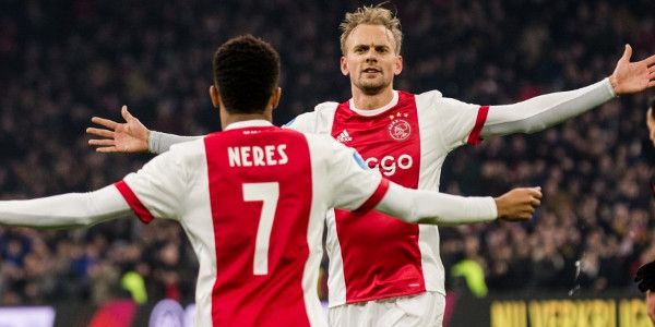 Ajax op rapport: Ziyech en De Jong blinken uit, Dolberg heeft het moeilijk