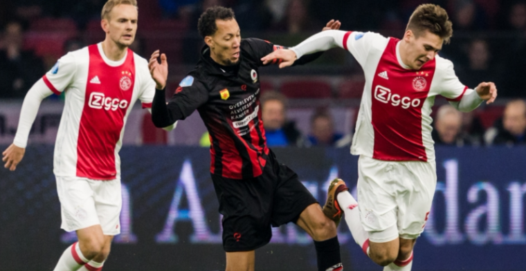 Grote problemen voor Ajax: Wöber per brancard van het veld af, Veltman geschorst