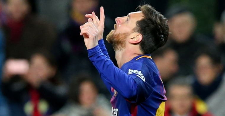 Barcelona geeft galashow weg en staat in kwartfinale dankzij fenomeen Messi