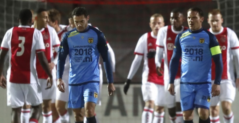 Jong Ajax blameert zich bijna tegen Cambuur na wervelende start