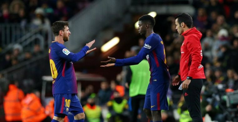 'Onrust bij Barça: Dembélé stoort zich aan omgang Messi en Suarez met Coutinho'