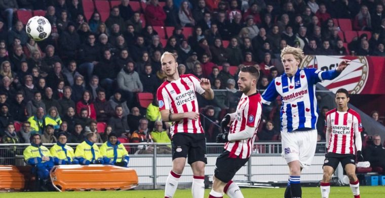 PSV'er wijst niet naar Higler: 'Het was wel een terechte rode kaart'