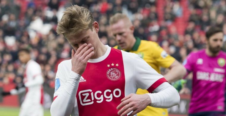 Ajax snijdt zichzelf lelijk in de vingers: doelpuntloos gelijkspel in Amsterdam