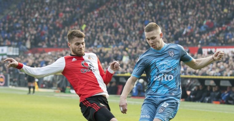 Seizoen van Feyenoord-back valt in het water: 'Pech gehad, heel jammer'