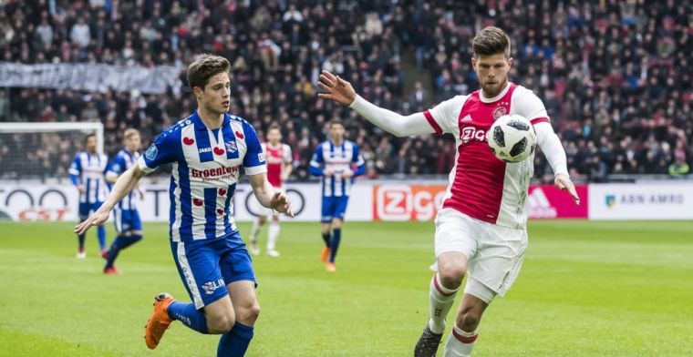 'Man United, Man City en Chelsea met scout op tribune tijdens Ajax - Heerenveen'