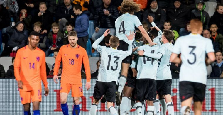 Pijnlijke avond voor Jong Oranje: fikse nederlaag in eigen huis tegen België