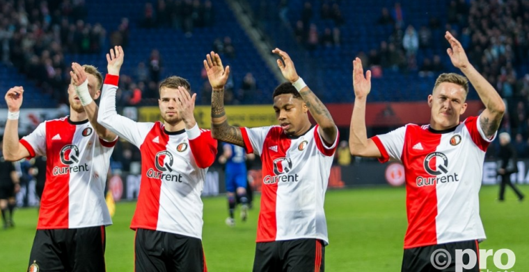 Op de bank bij Feyenoord: 'Vroeger zou ik ermee zitten, maar ligt buiten bereik'