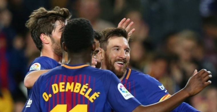 Barcelona sprankelt niet, hattrick-held Messi neemt zijn ploeg bij de hand
