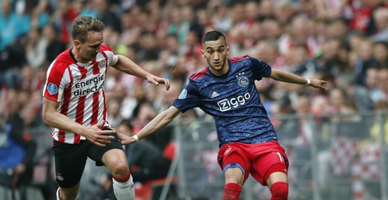 'Schandalige actie Ajax-fans: Ziyech kreeg zwiep bij verlaten spelersbus'