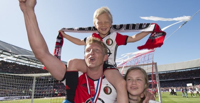 Aangeslagen Kuyt zorgt via Twitter voor opluchting bij Feyenoord-fans