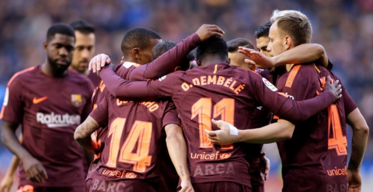 FC Barcelona kroont zich tot kampioen van Spanje, Seedorf degradeert