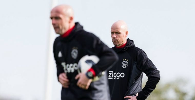Vreemde situatie bij Ajax: Ten Hag laat fans wachten door technische training