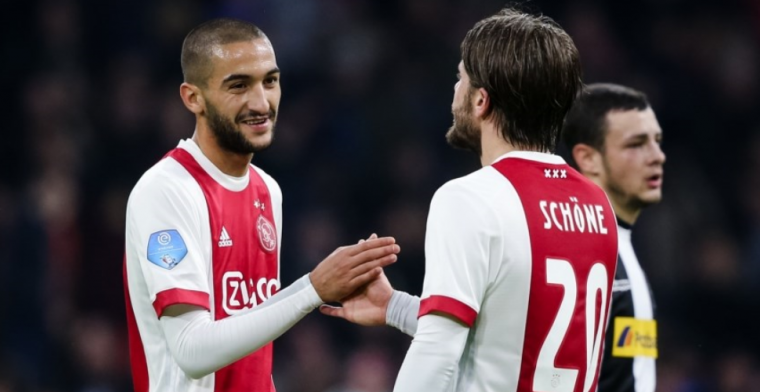 Hoogste marktwaarde in de Ajax-selectie: 'Een miljoentje of 40 voor Ziyech'