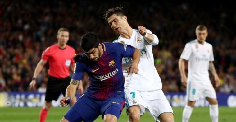 Tiental van Barcelona houdt Real Madrid op gelijkspel in verhitte Clásico