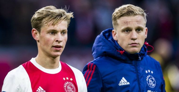 De Jong reageert op geruchten over Ajax-vertrek: 'Daar is niets van zeker'