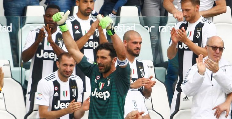 Publiekswissel én overwinning voor Buffon tijdens allerlaatste wedstrijd in Turijn